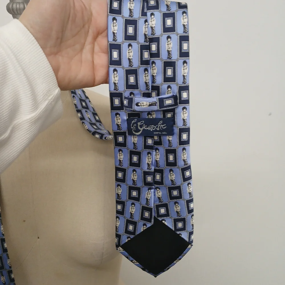 Le Gavroche Silk Tie in Blue
